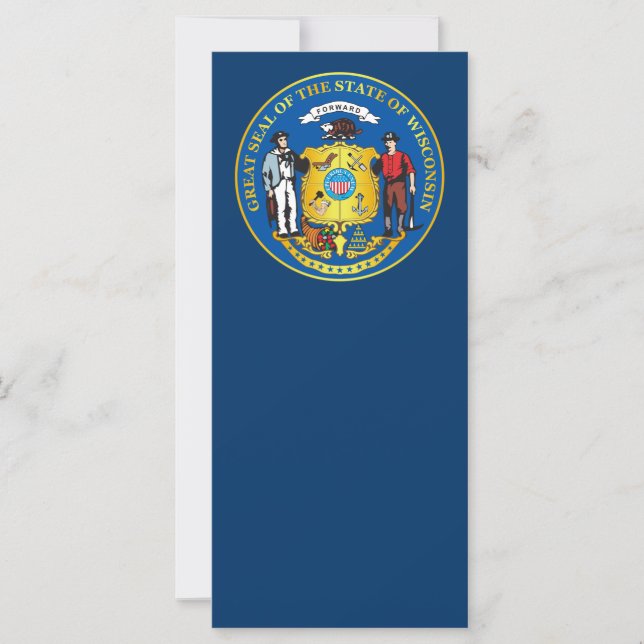 Sello del estado de Wisconsin (Anverso)