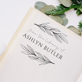 Sello del libro de la biblioteca personal de Eucal