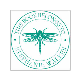 Sello del libro de la biblioteca personalizado - E