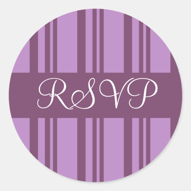 Sello del Pegatina de sobres de bandas RSVP (Anverso)