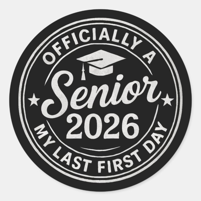 Sello del Primer Día de Senior 2026 (Anverso)