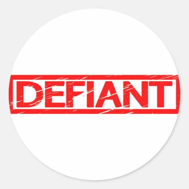 Sello desafiante (Anverso)