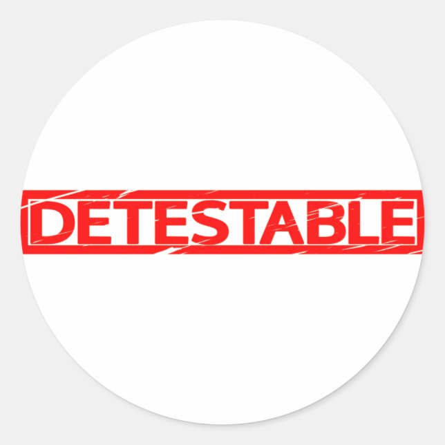 Sello detestable (Anverso)