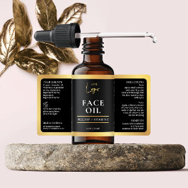 Sello elegante de botellas de frasco cosmético de