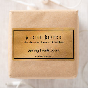 Sello elegante de la Compañía de Velas de Cobre V5