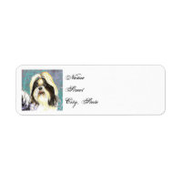 Sello elegante de Shih Tzu