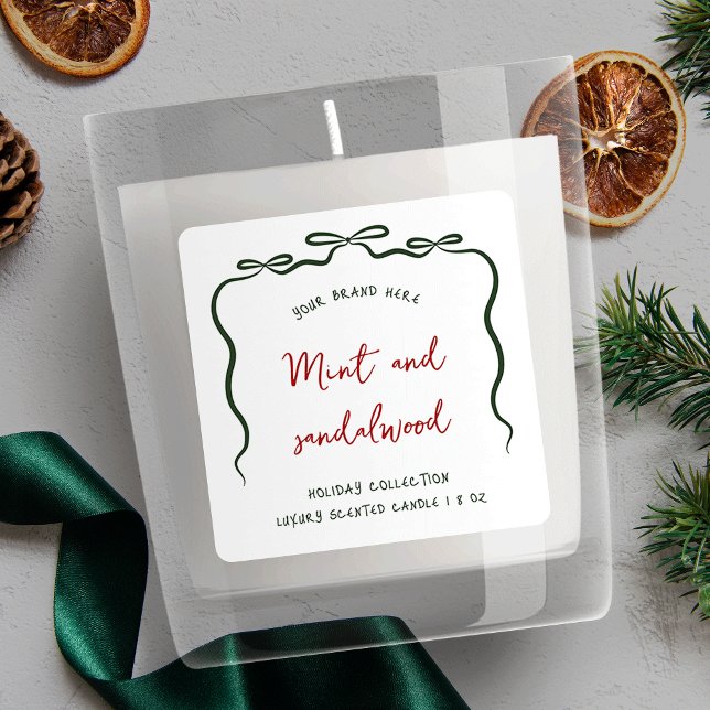 Sello elegante de vara de cinta de Navidades con v (Subido por el creador)
