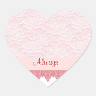 Sello en forma de corazón 2 de encaje