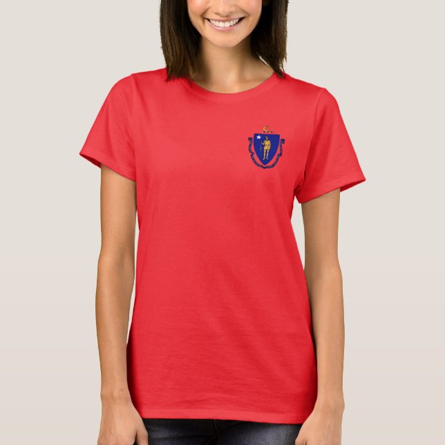 Sello estatal de camisetas de Massachusetts (Anverso)
