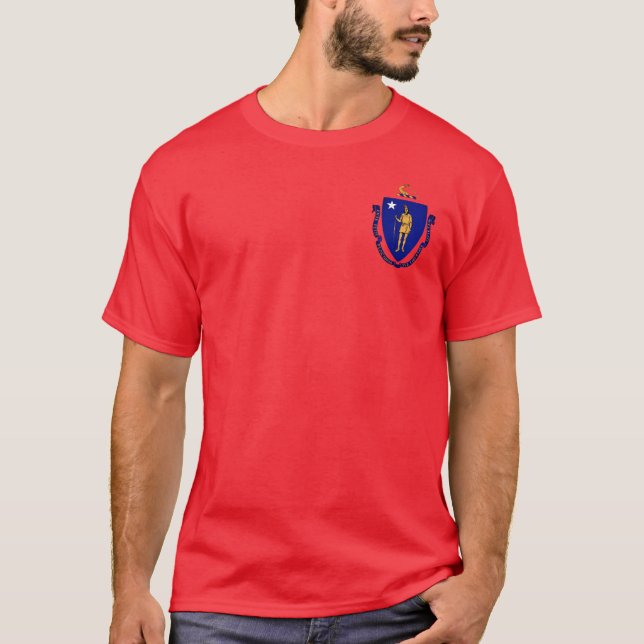 Sello estatal de camisetas de Massachusetts (Anverso)