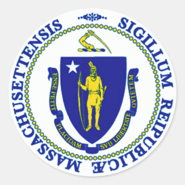 Sello Estatal de Massachusetts (Anverso)