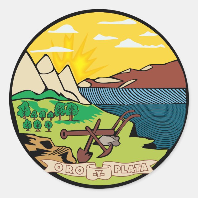 Sello Estatal de Montana (Anverso)