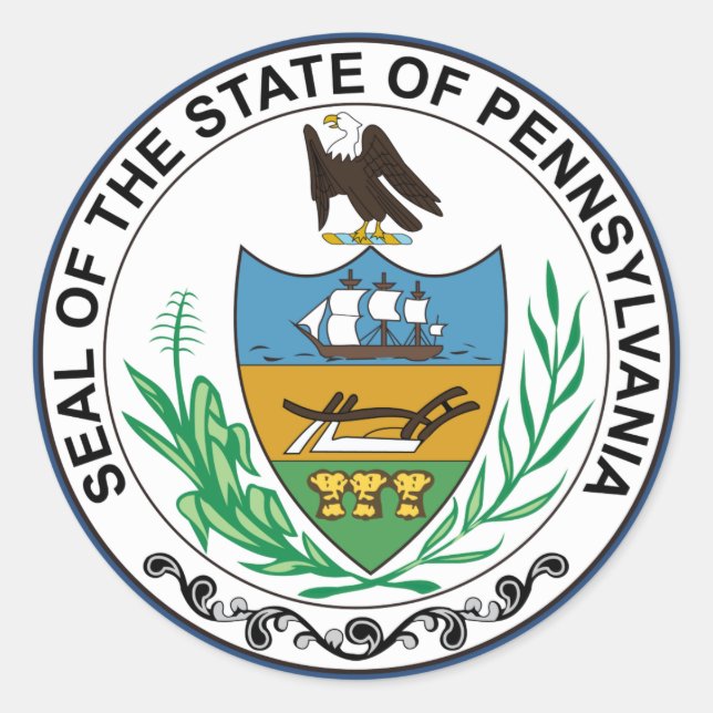 Sello Estatal de Pennsylvania (Anverso)