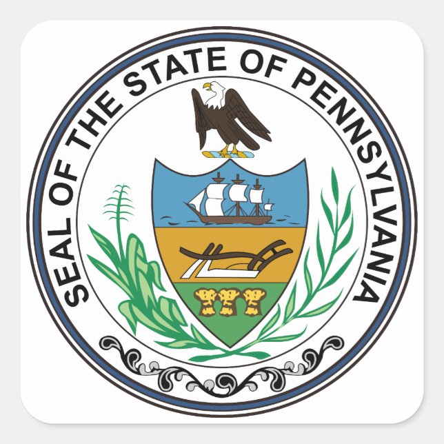 Sello Estatal de Pennsylvania (Anverso)