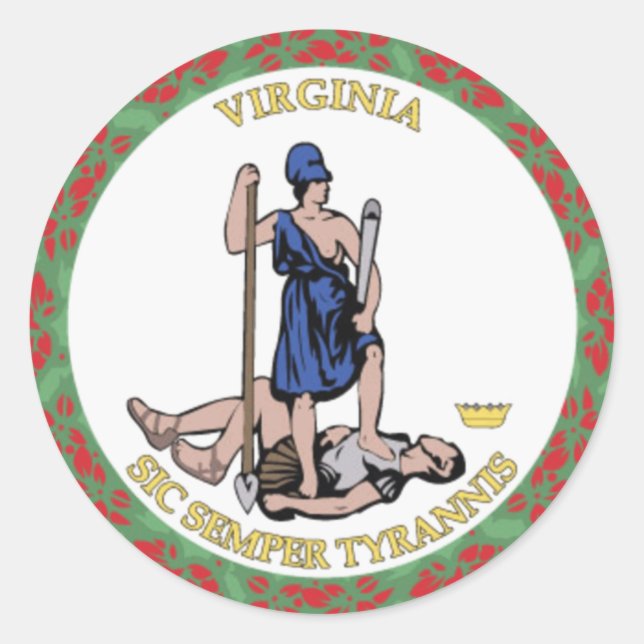 Sello Estatal de Virginia (Anverso)