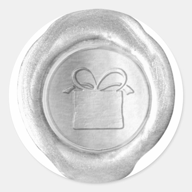 Sello falso de cera - Plata - REGALO (Anverso)
