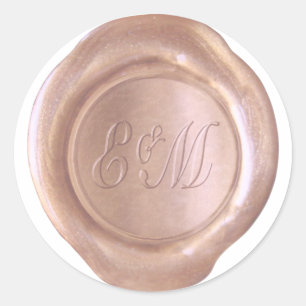 Sello Faux Wax - Oro Rosa - E&M_Personalizado
