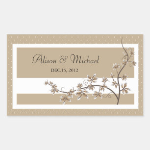 Sello Floral Brown-Boda