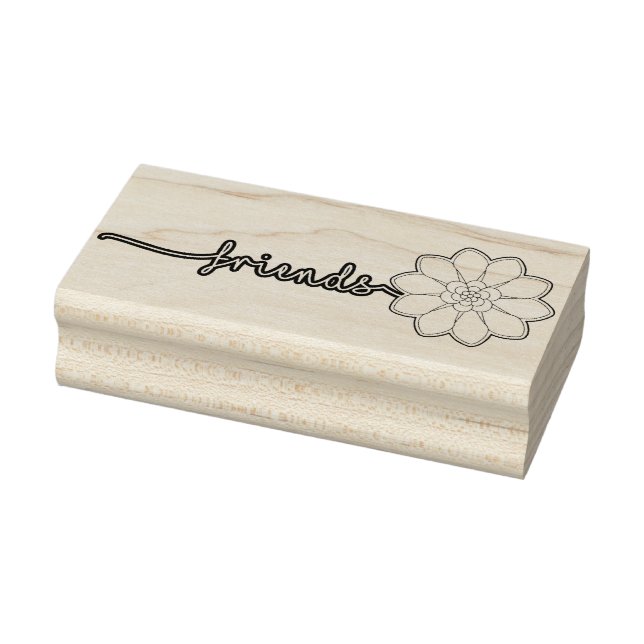 Sello floral de amigos (Sello)