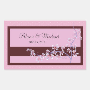 Sello Floral Rosa-Boda