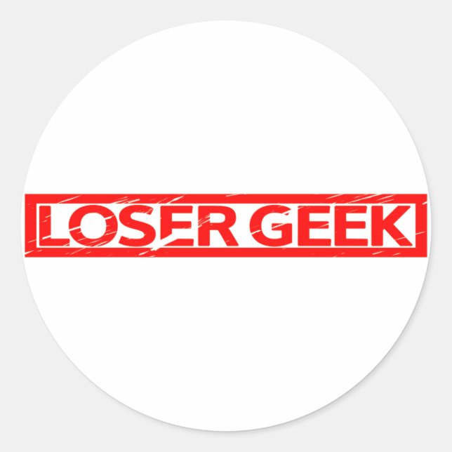Sello geek perdedor (Anverso)