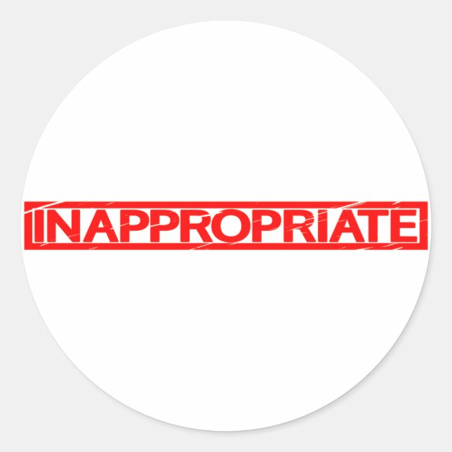 Sello inapropiado (Anverso)