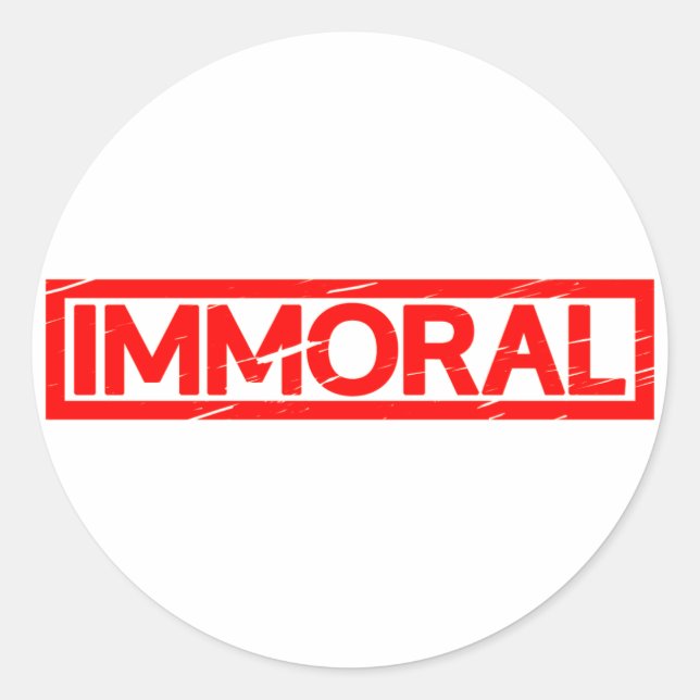 Sello inmoral (Anverso)