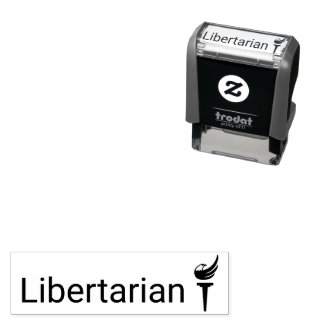Sello libertario de 1,4" x 0,4"