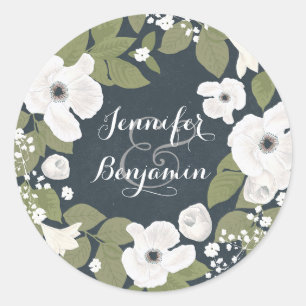 sello lindo o gracias pegatina de la boda