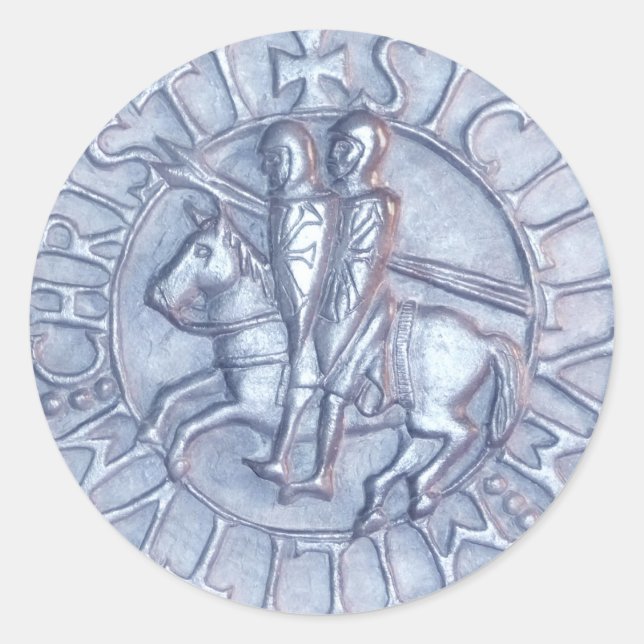 Sello medieval de los Caballeros Templarios (Anverso)