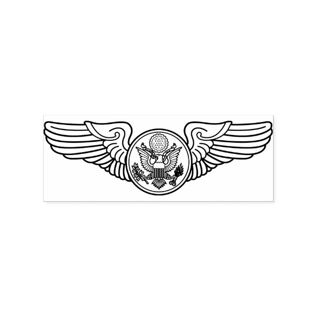 Sello militar de las alas de la tripulación de vue (Impresión)