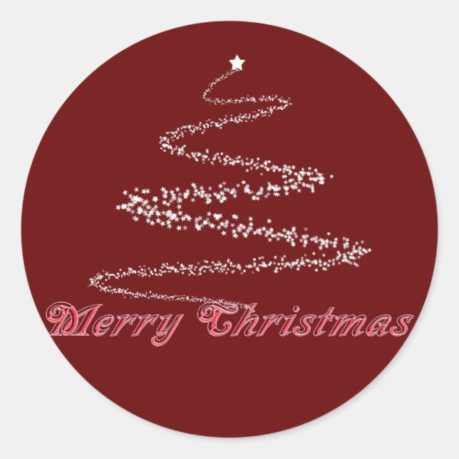 Sello navideño rojo (Anverso)