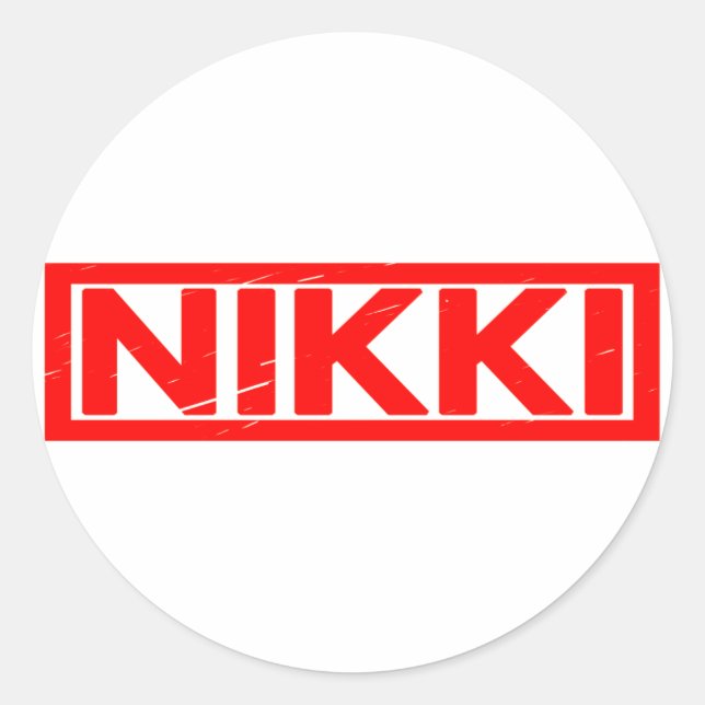 Sello Nikki (Anverso)