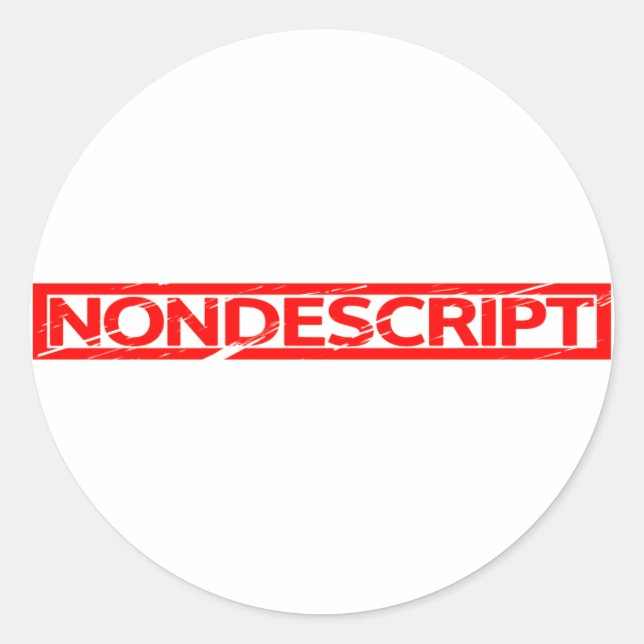 Sello no descriptivo (Anverso)