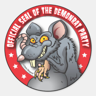 SELLO OFICIAL del PARTIDO Roedor DEMONÍACO Rata Ma