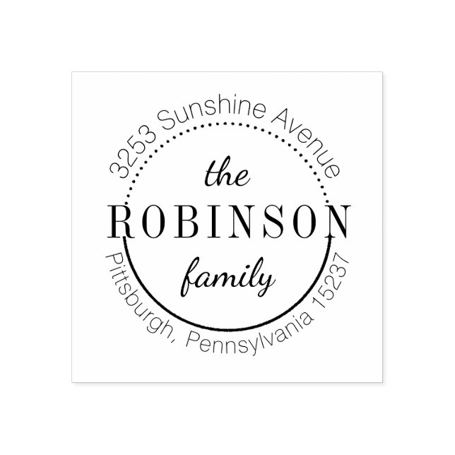 Sello para dirección de remitente (Impresión)