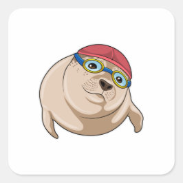 Sello para nadar con gafas de natación