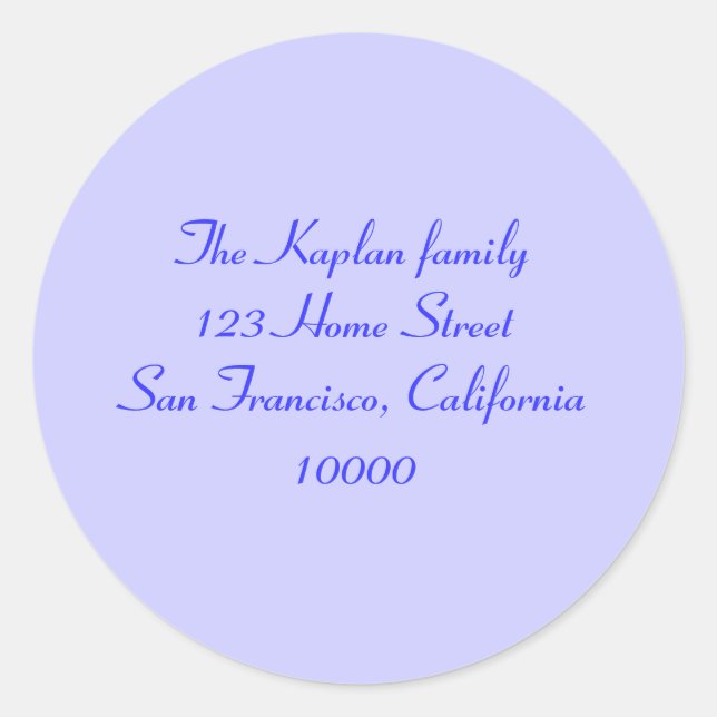 Sello para sobres Ariana Bat Mitzvah (Anverso)