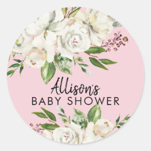 Sello para sobres Baby Shower de Chicas Florales e