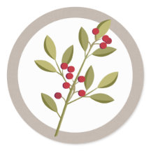 Sello para sobres Berry Navidades de Holiday Garla