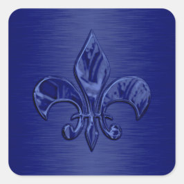 Sello para sobres Blue Fleur de Lis