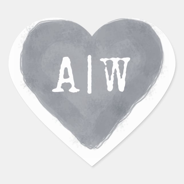 Sello para sobres Boda del monograma azul oscuro d (Anverso)