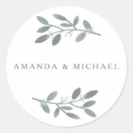 SELLO PARA SOBRES Boda ELEgant Eucalyptus