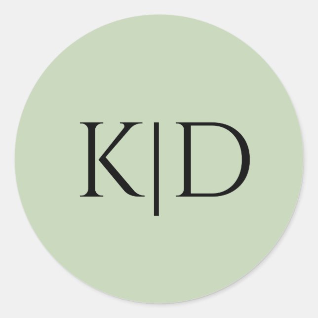 Sello para sobres boda | Novia y Groom (Anverso)