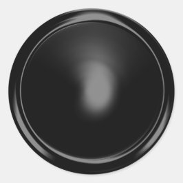 Sello para sobres brillante negro