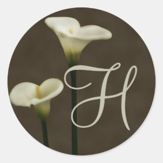 Sello para sobres Calla Lily H