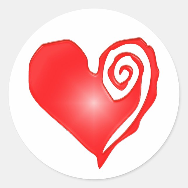 sello para sobres cardíaco espiral (Anverso)