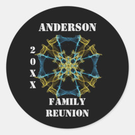 Sello para sobres celestial de la Reunión Familiar