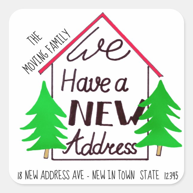 sello para sobres con letras a mano para navidades (Anverso)