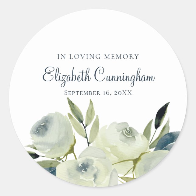 Sello para sobres conmemorativo de flores florales (Anverso)